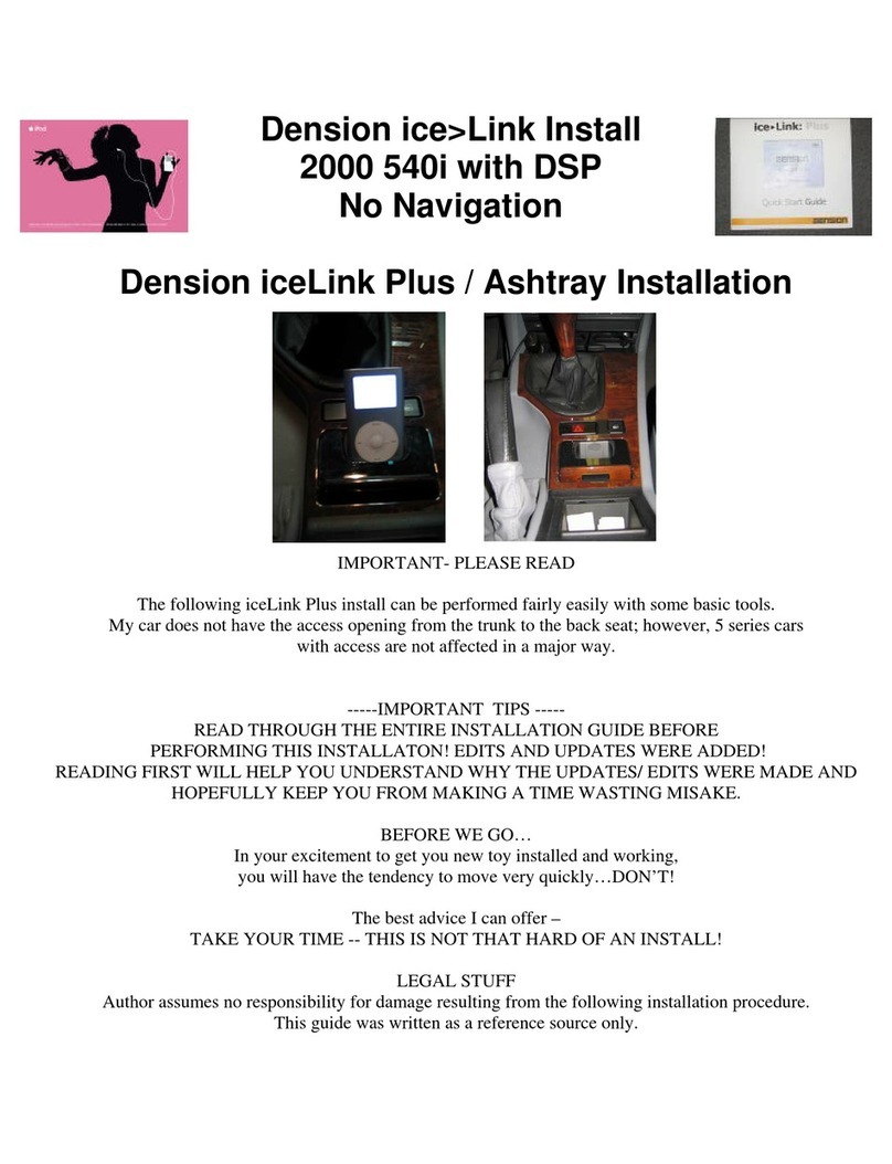 Dension ice-Link: Plus Installation