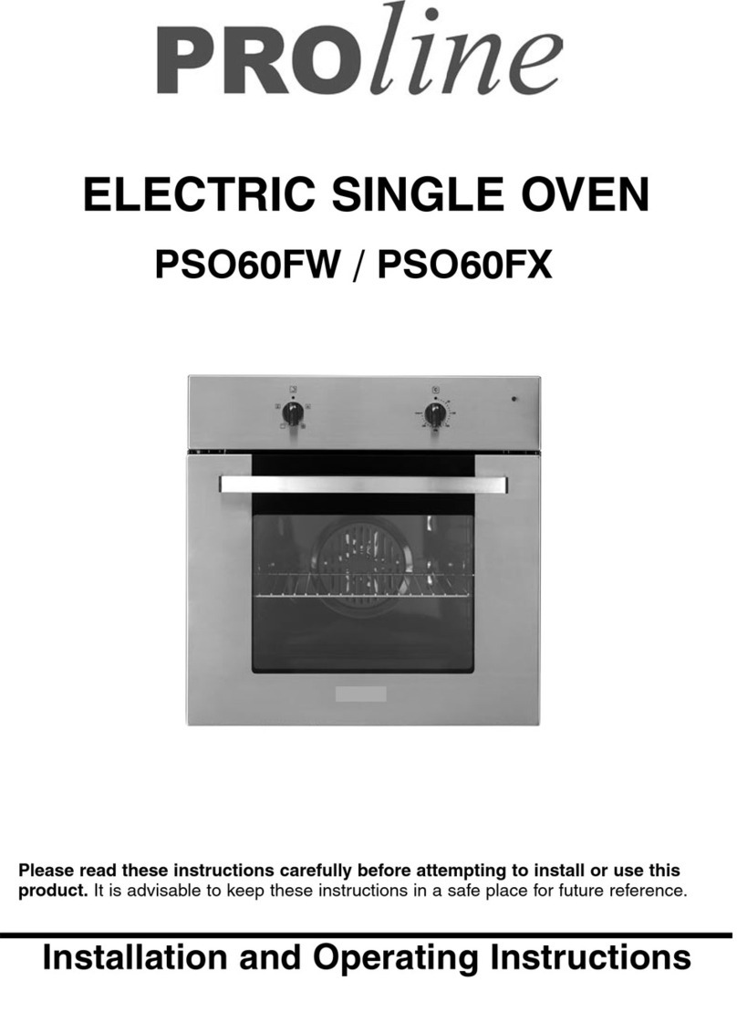 Proline PSO60FW Installation and operating instrictions