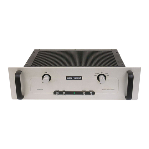 Audio Research LS2 User manual