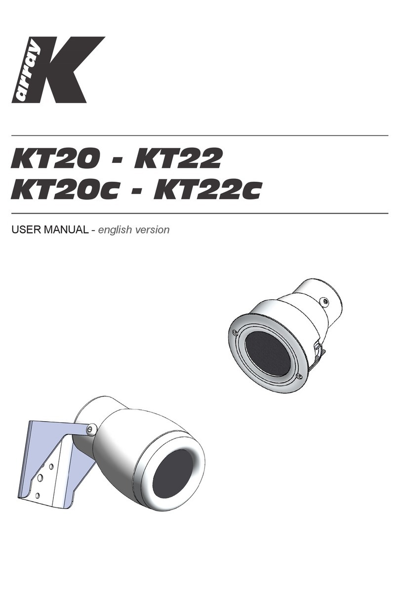 array K KT20 User manual