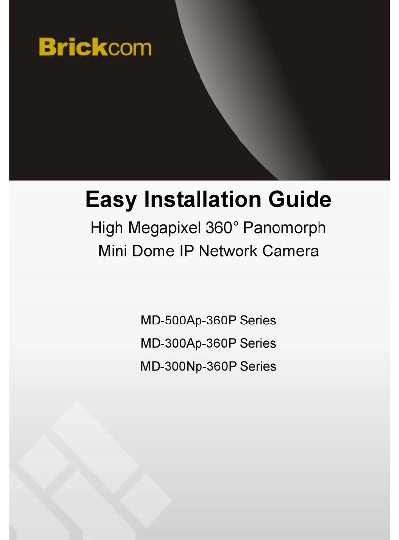 Brickcom MD-500Ap-360P Series Easy installation guide