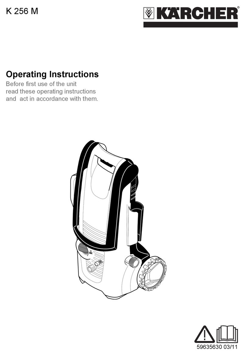 Kärcher K 256 M operating instructions