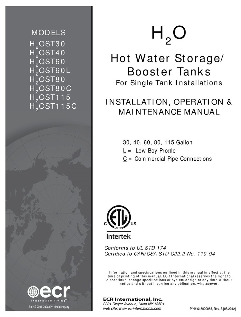 ECR H2OST30 manual