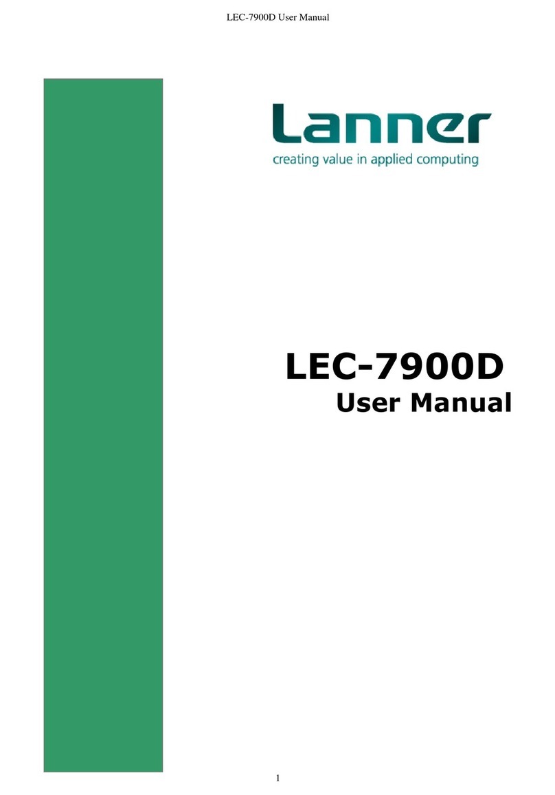 Lanner LEC-7900D User manual
