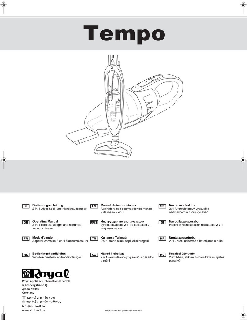Royal Tempo M686 operating manual