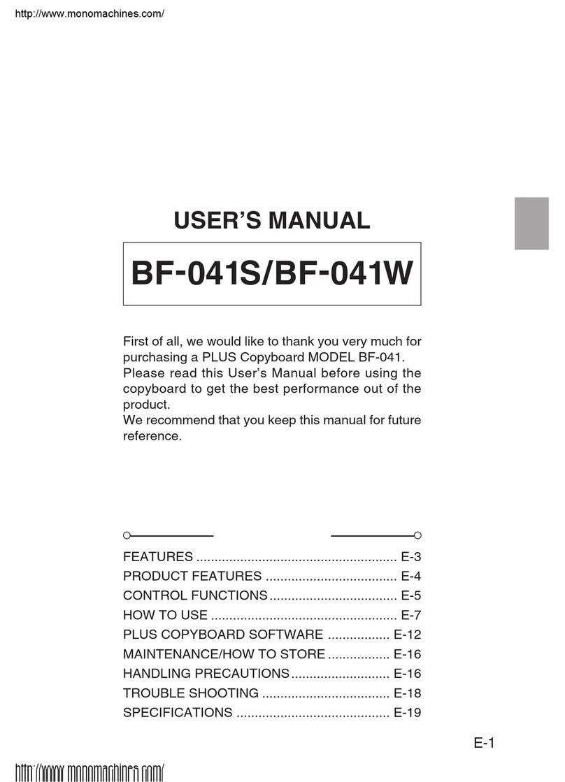 Mono Machines BF-041S user manual