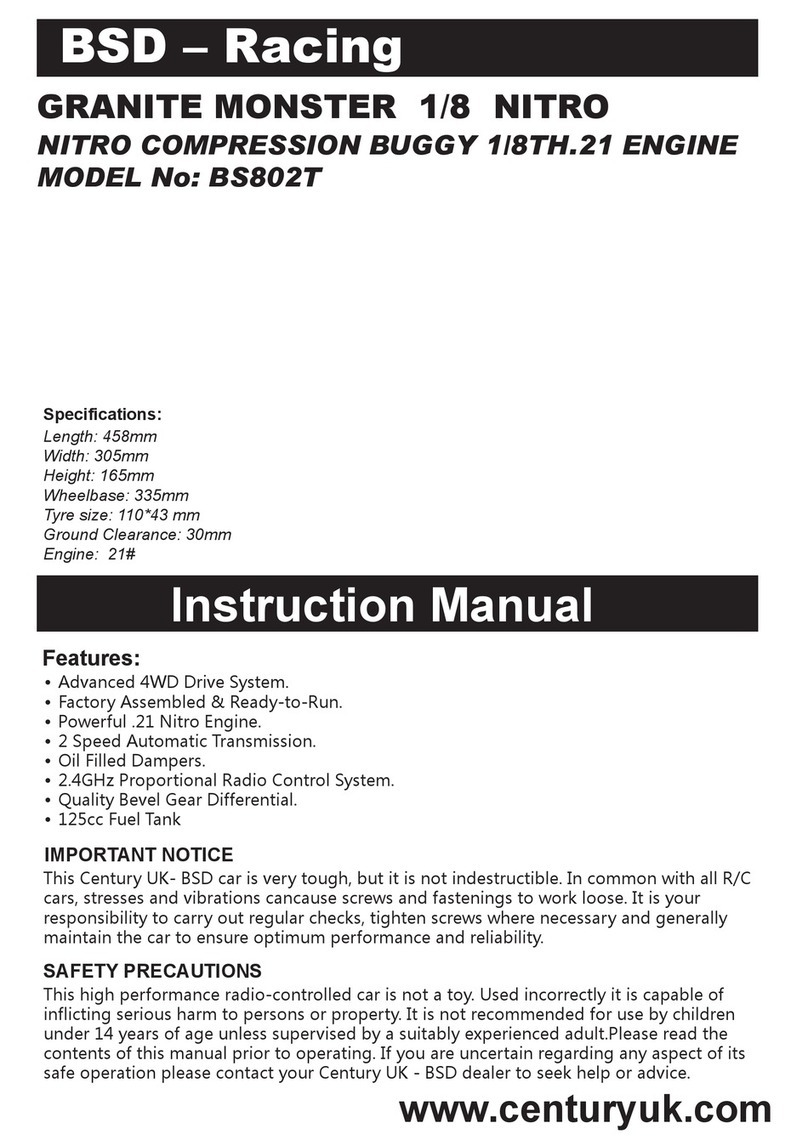 BSD-Racing BS802T User manual