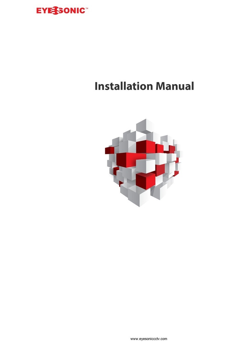 EyESonic IR Speed Dome installation manual