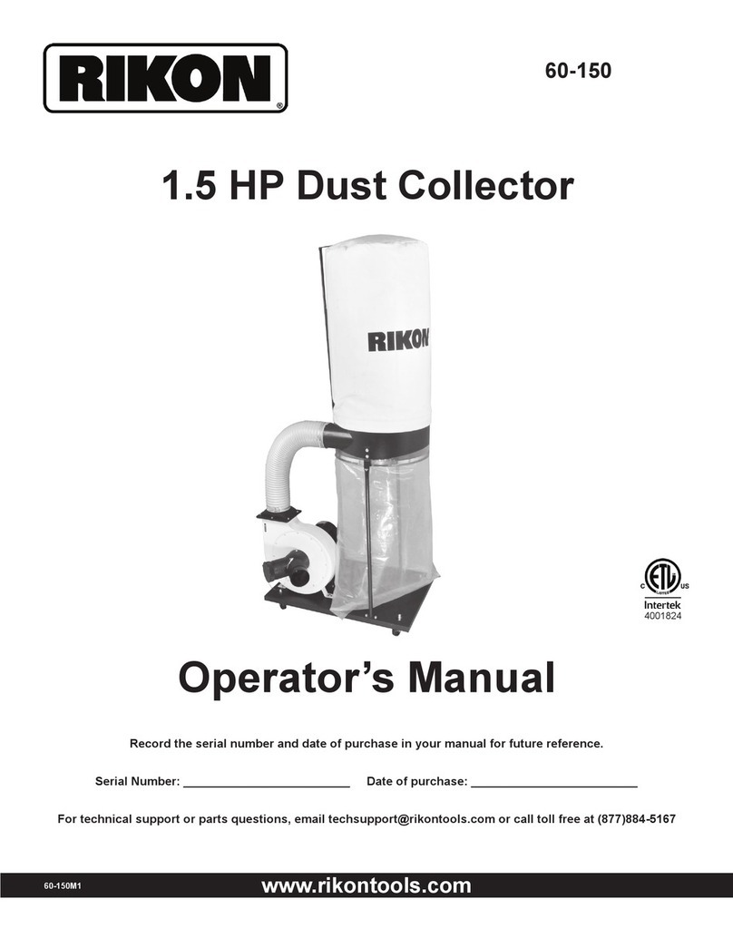 Rikon Power Tools 60-150 Operator's manual