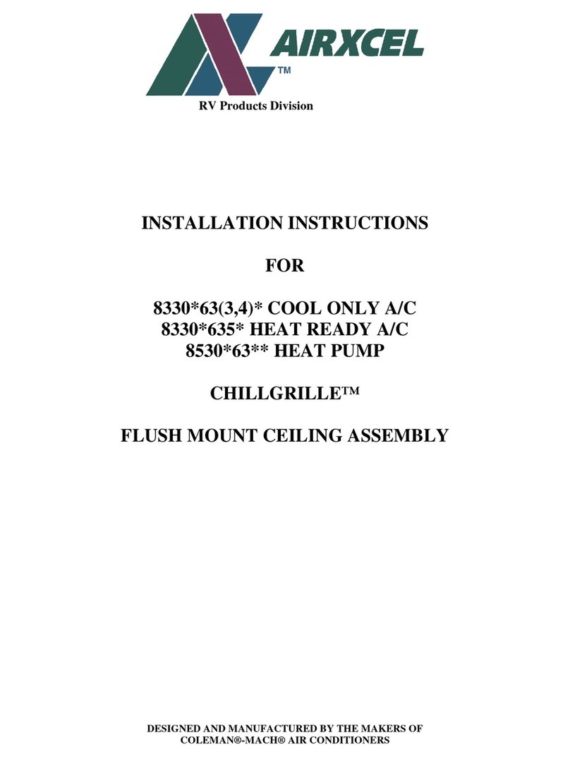 Airxcel 8330 series User manual