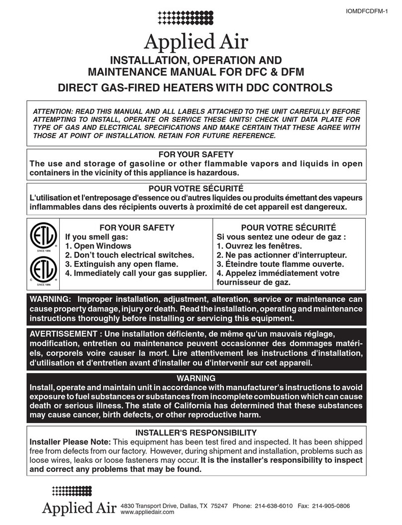 Applied Air IOMDFCDFM-1 Operation manual