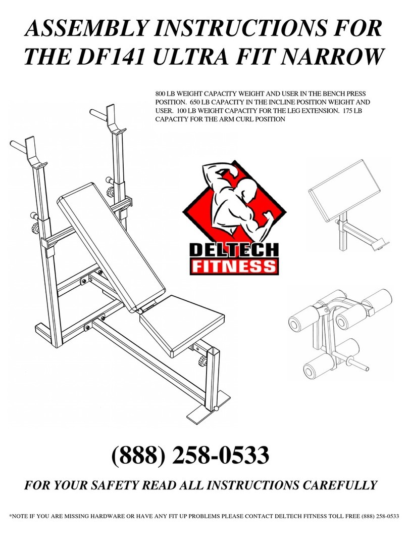 Deltech Fitness DF141 Assembly instruction
