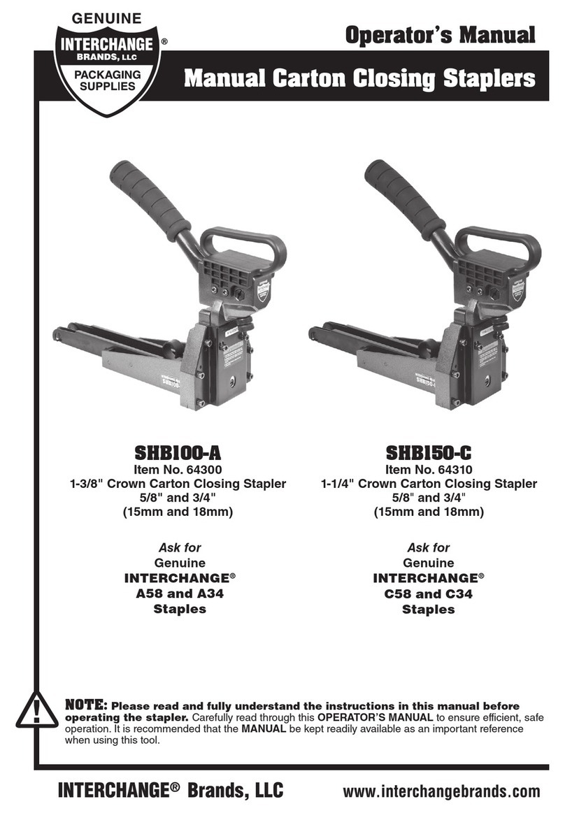 Interchange SHB100-A Operator's manual