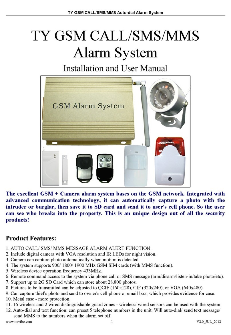 Novibo TY GSM CALL/SMS/MMS User manual