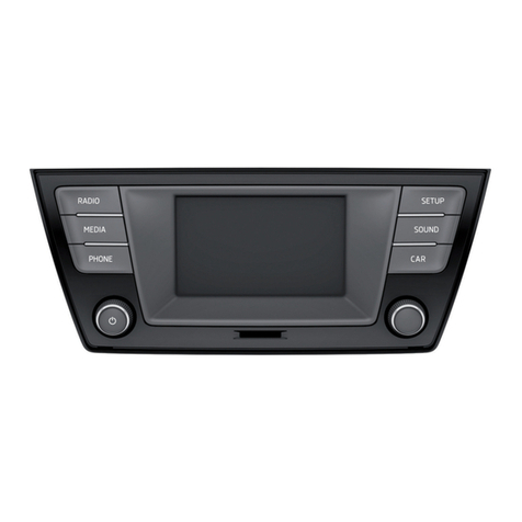 Skoda Infotainment Radio Swing operating instructions