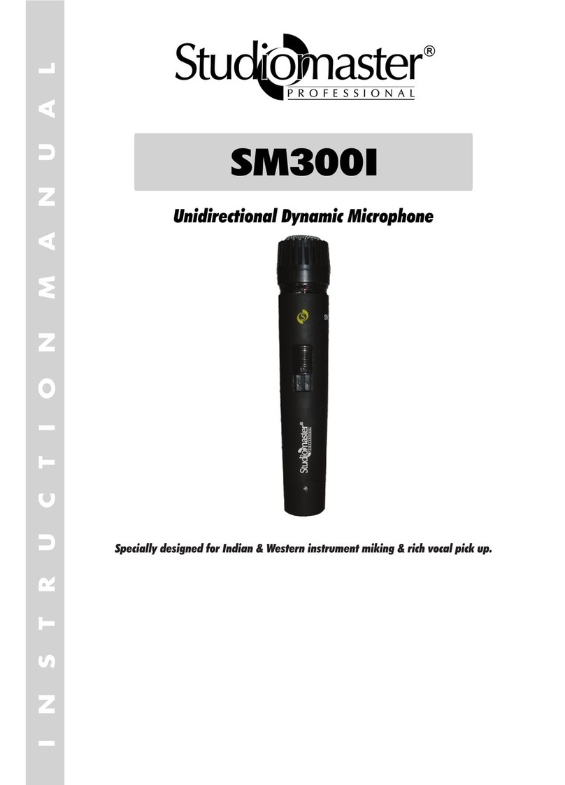 Studiomaster SM3001 manual
