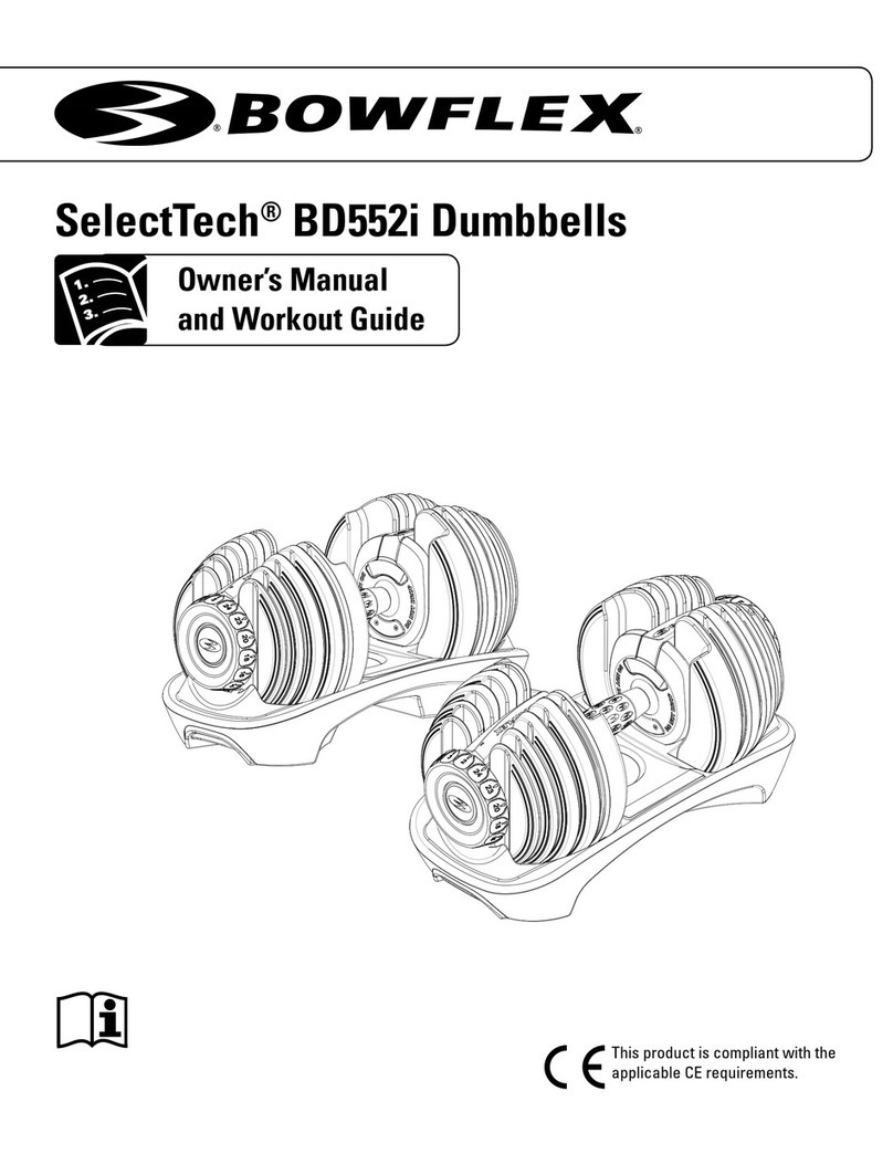 Bowflex SelectTech BD55i Owner's manual and workout guide