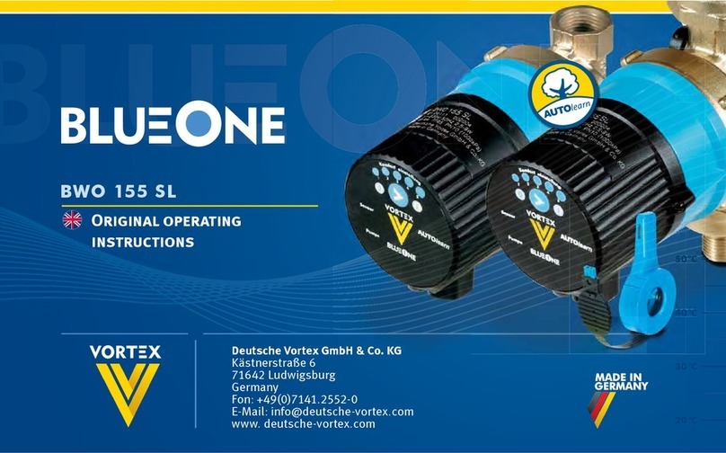Vortex BlueOne BWO 155 SL User manual Vortex BlueOne BWO 155 SL User manual