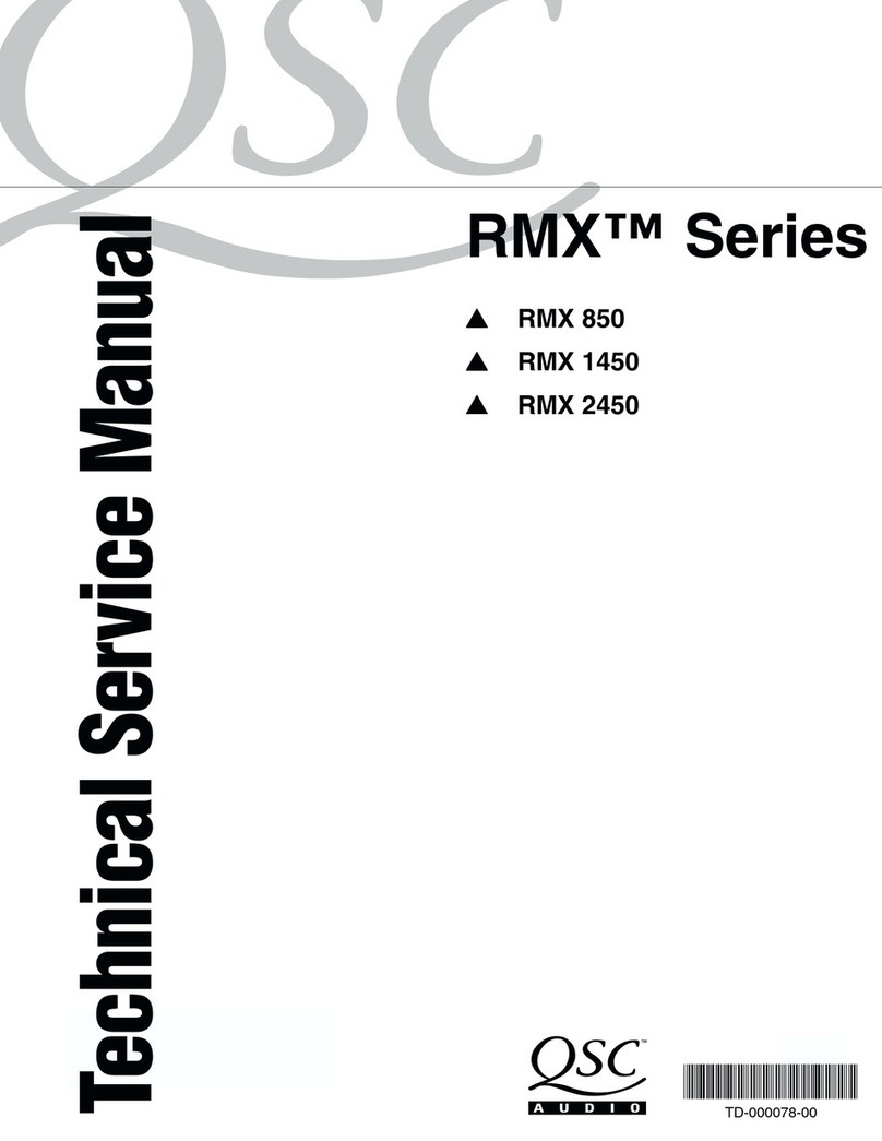 OSC RMX 850 Technical & service manual