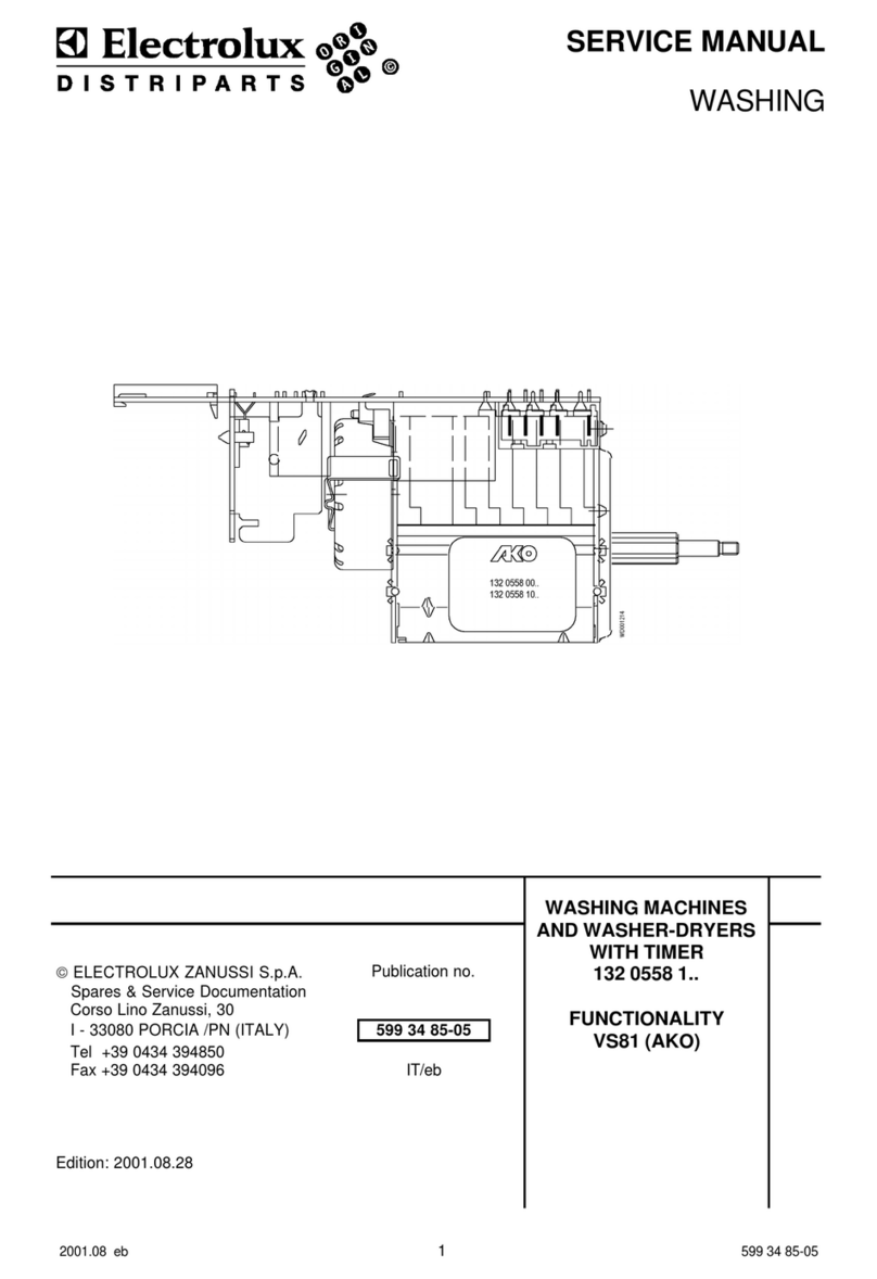 Electrolux with VS81 timer User manual