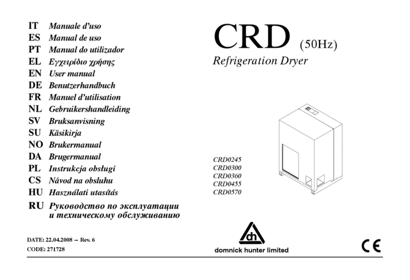 Domnick Hunter CRD0300 user manual Domnick Hunter CRD0300 user manual