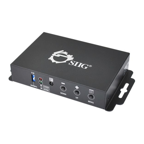SIIG HDMI to VGA & Audio Converter Scaler User manual