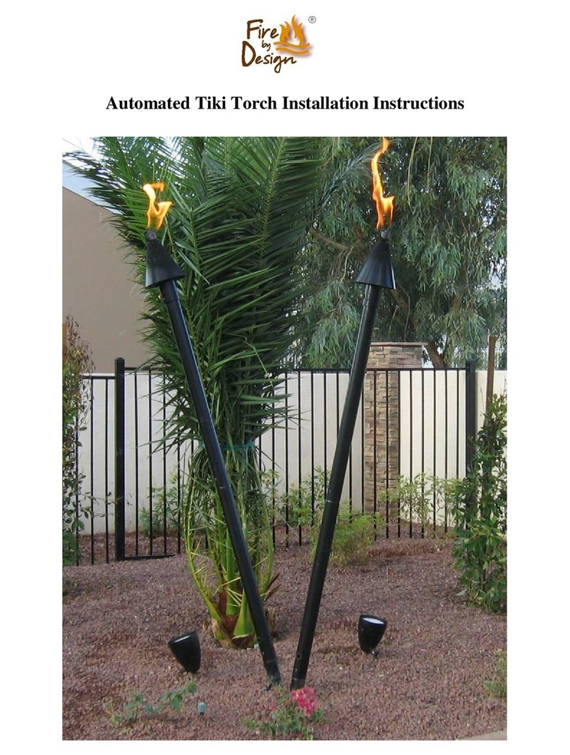 Fire By Design Automated Tiki Torch installation instructions