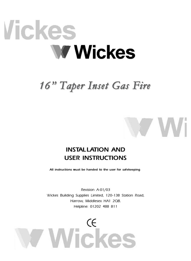 Wickes Excelsior Installation and user instructions