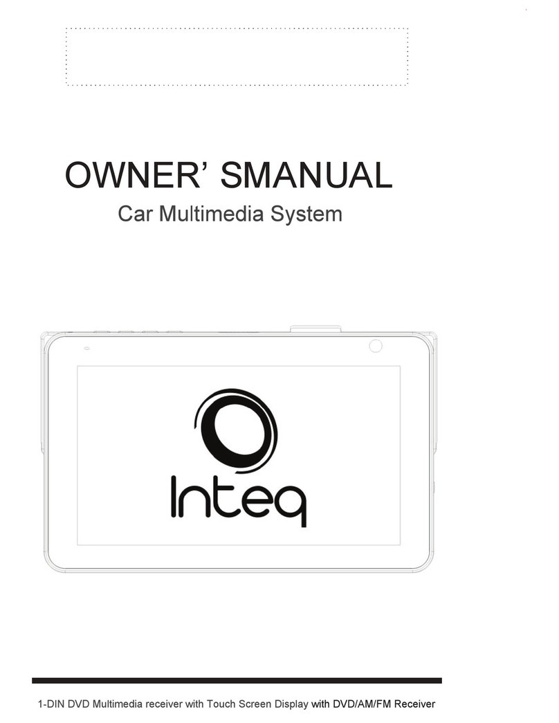 Inteq Car multimedia system owner's manual