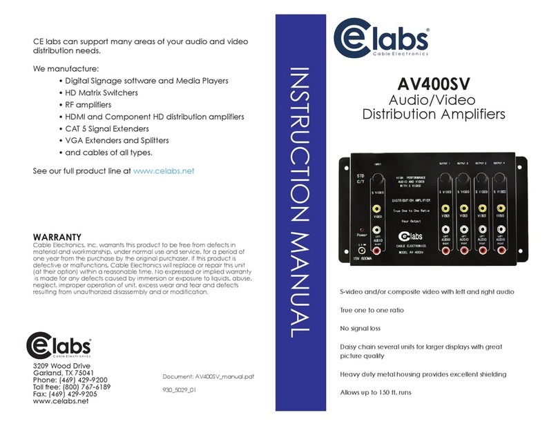 Elabs AV400SV user manual