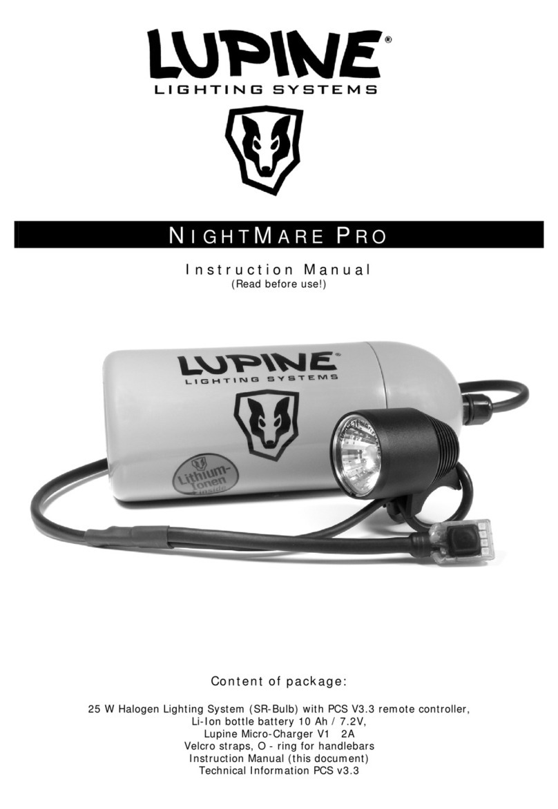 Lupine NightMare Pro instruction manual