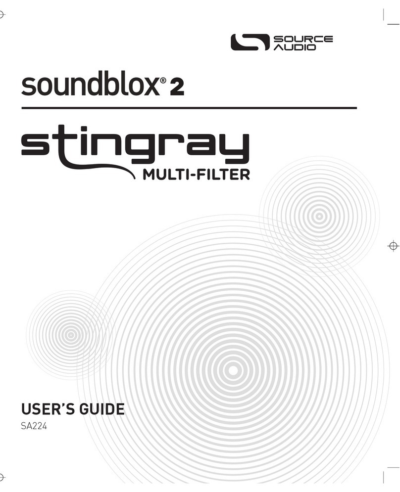 Source Audio Soundblox 2 STINGRAY user guide