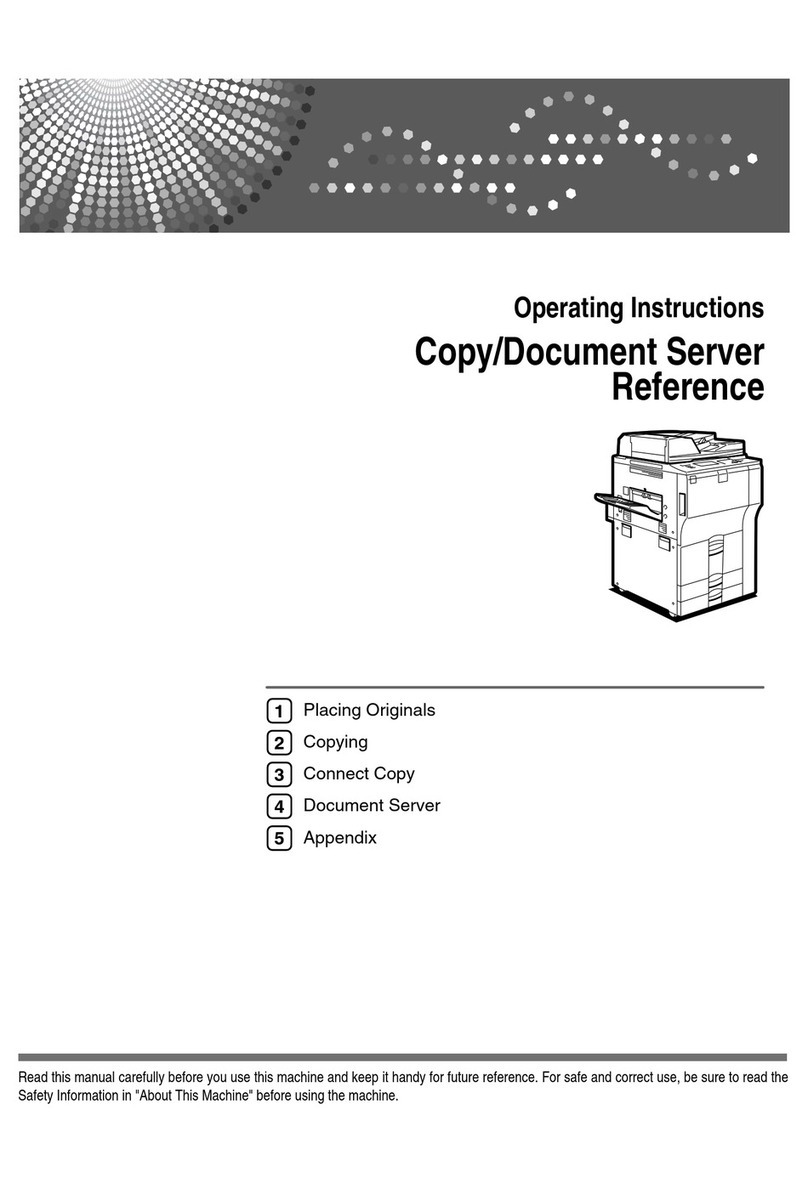 Ricoh Copy/Document Server operating instructions Ricoh Copy/Document Server operating instructions