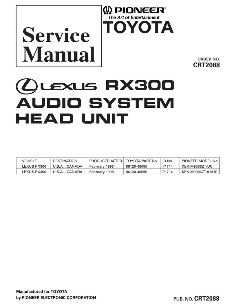 Pioneer KEX-M9086ZT/UC User manual Pioneer KEX-M9086ZT/UC User manual