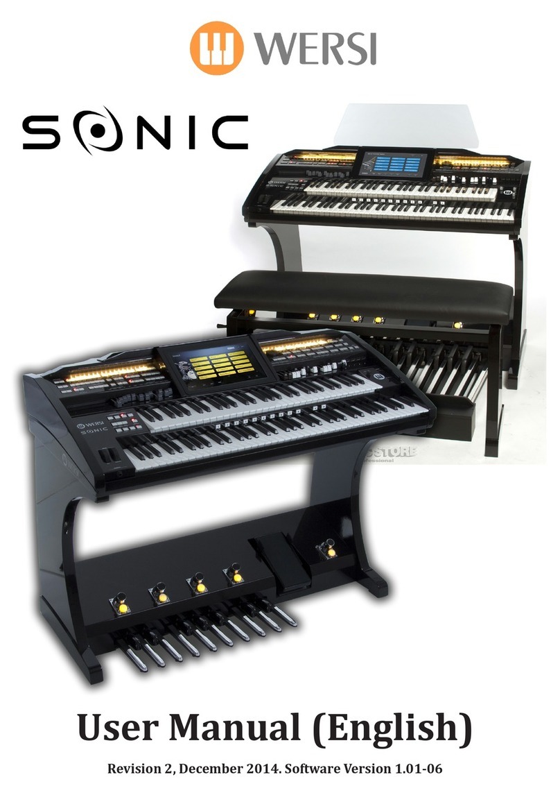 Wersi SONIC user manual
