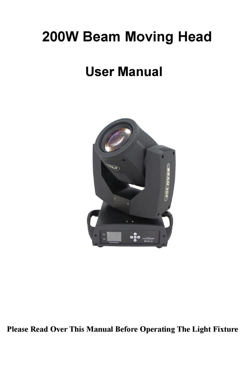 Nebula 200W Beam Moving Head user manual