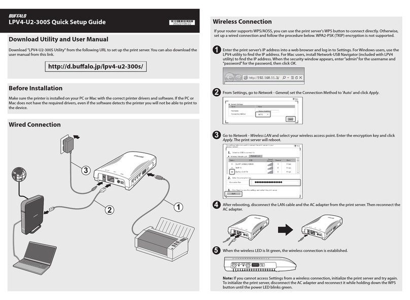 Buffalo LPV4-U2-300S User manual