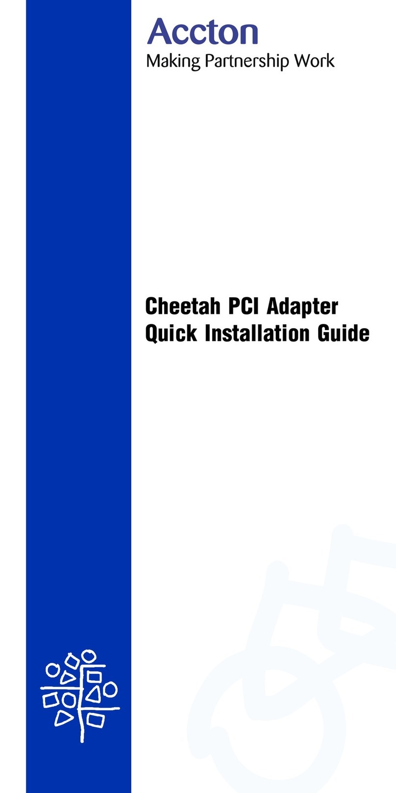 Accton Technology Cheetah PCI Adapter Quick installation guide