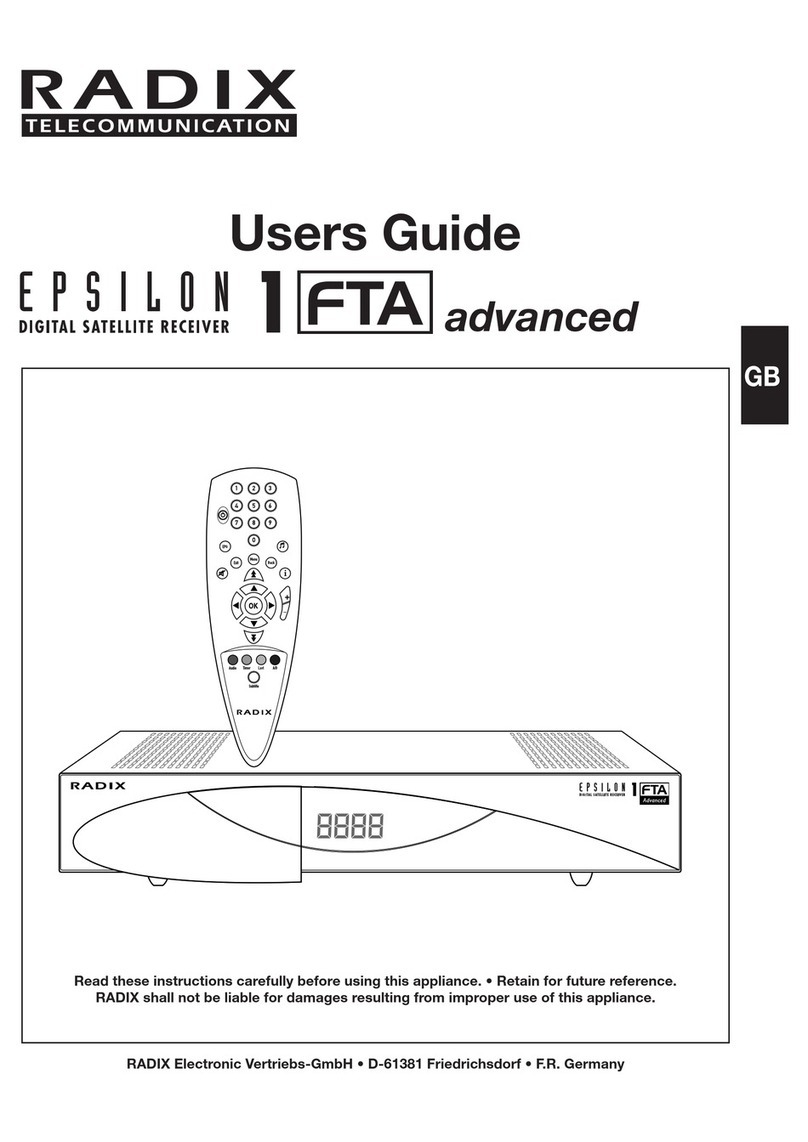 Radix Epsilon 1 FTA user guide