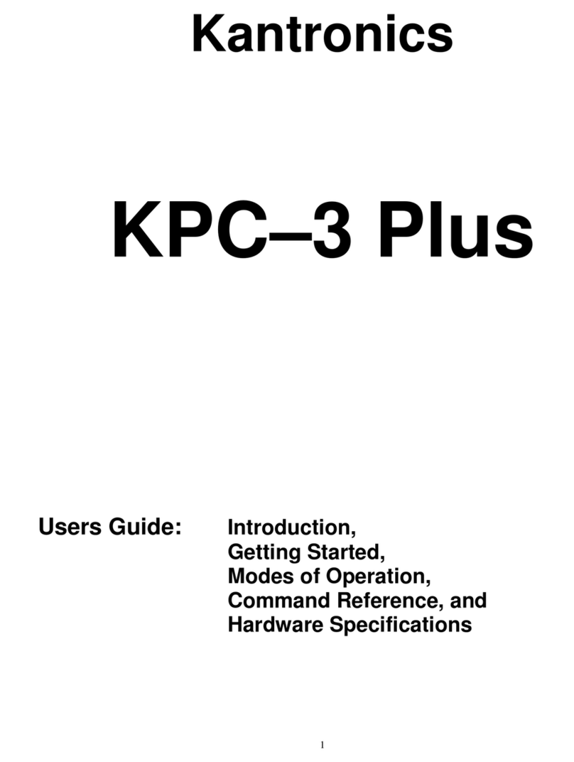 Kantronics KPC-3 Plus user guide
