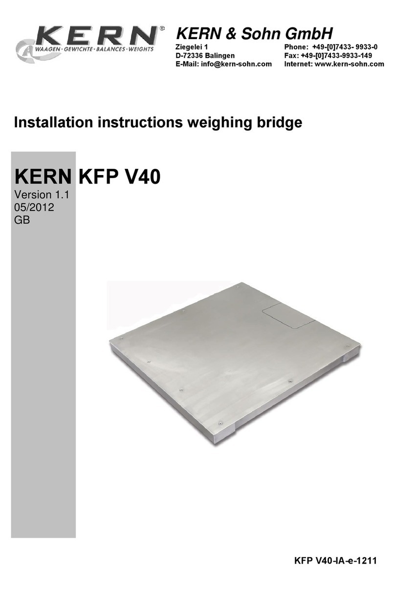 KERN KFP V40 User manual