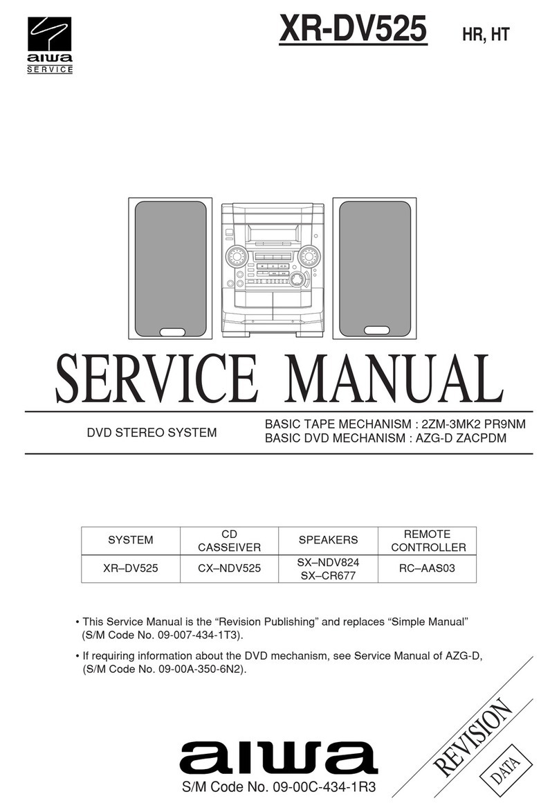Aiwa XR-DV525 Service manual