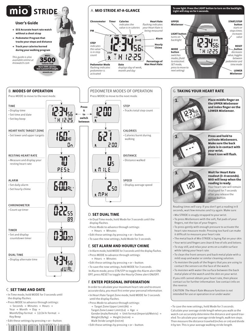 Mio Stride User manual
