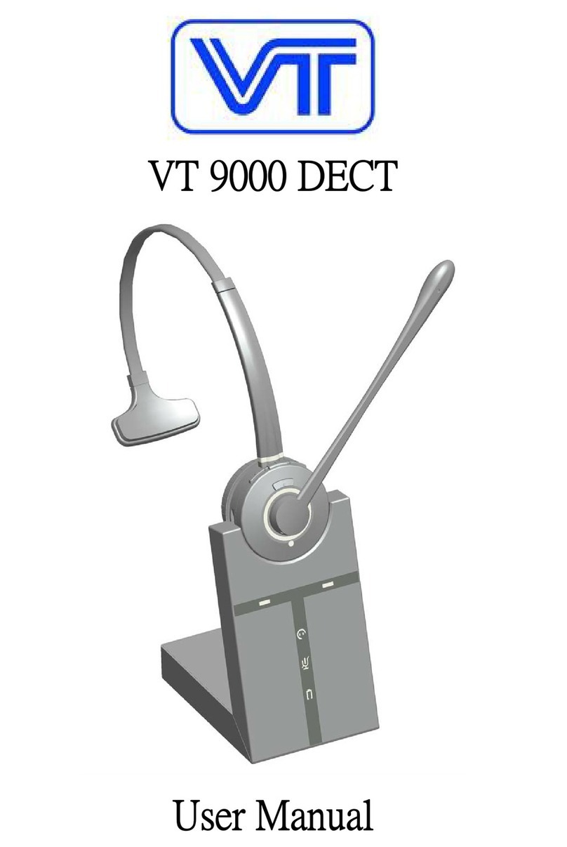 VT VT9000 DECT user manual