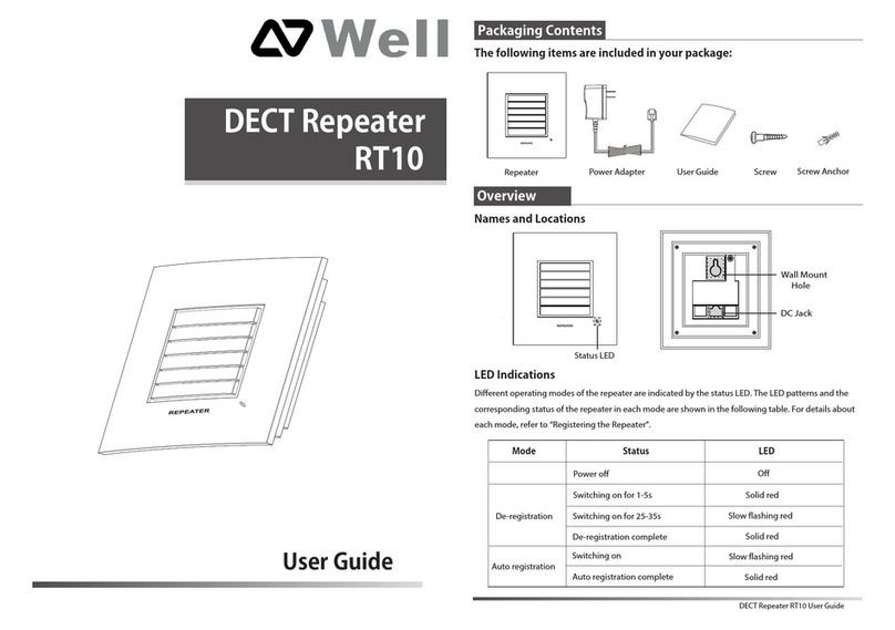 Well RT10 User manual