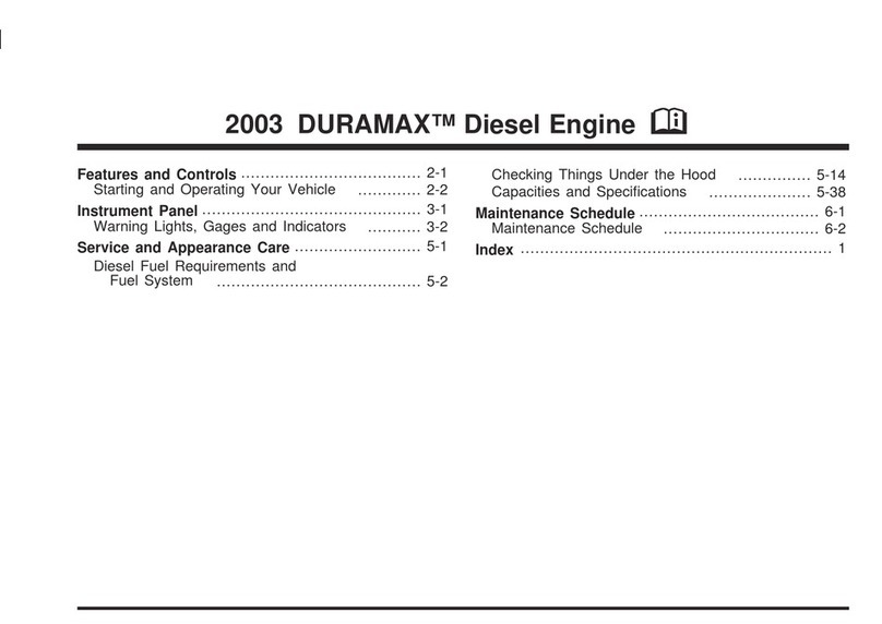 GMC 2003 DURAMAX owner's manual