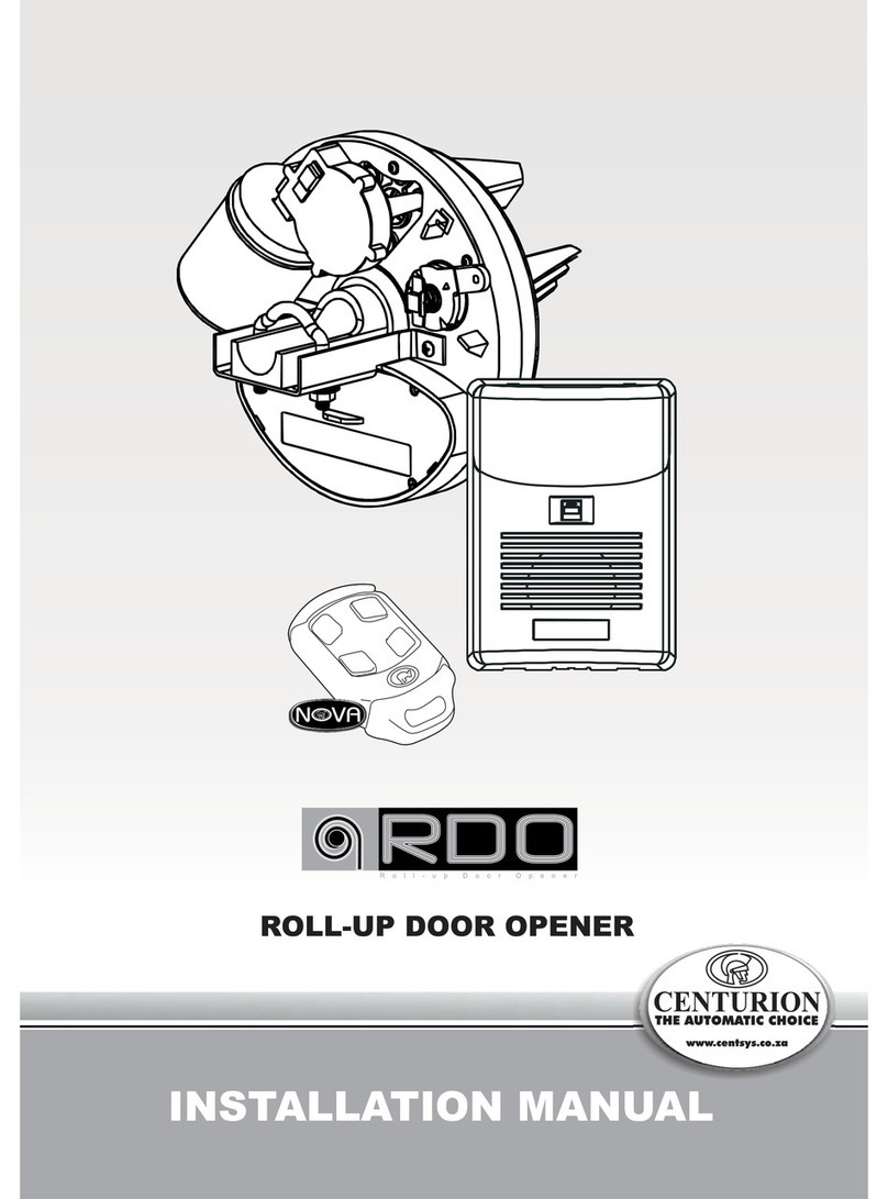 Centurion CS32 RDO installation manual Centurion CS32 RDO installation manual