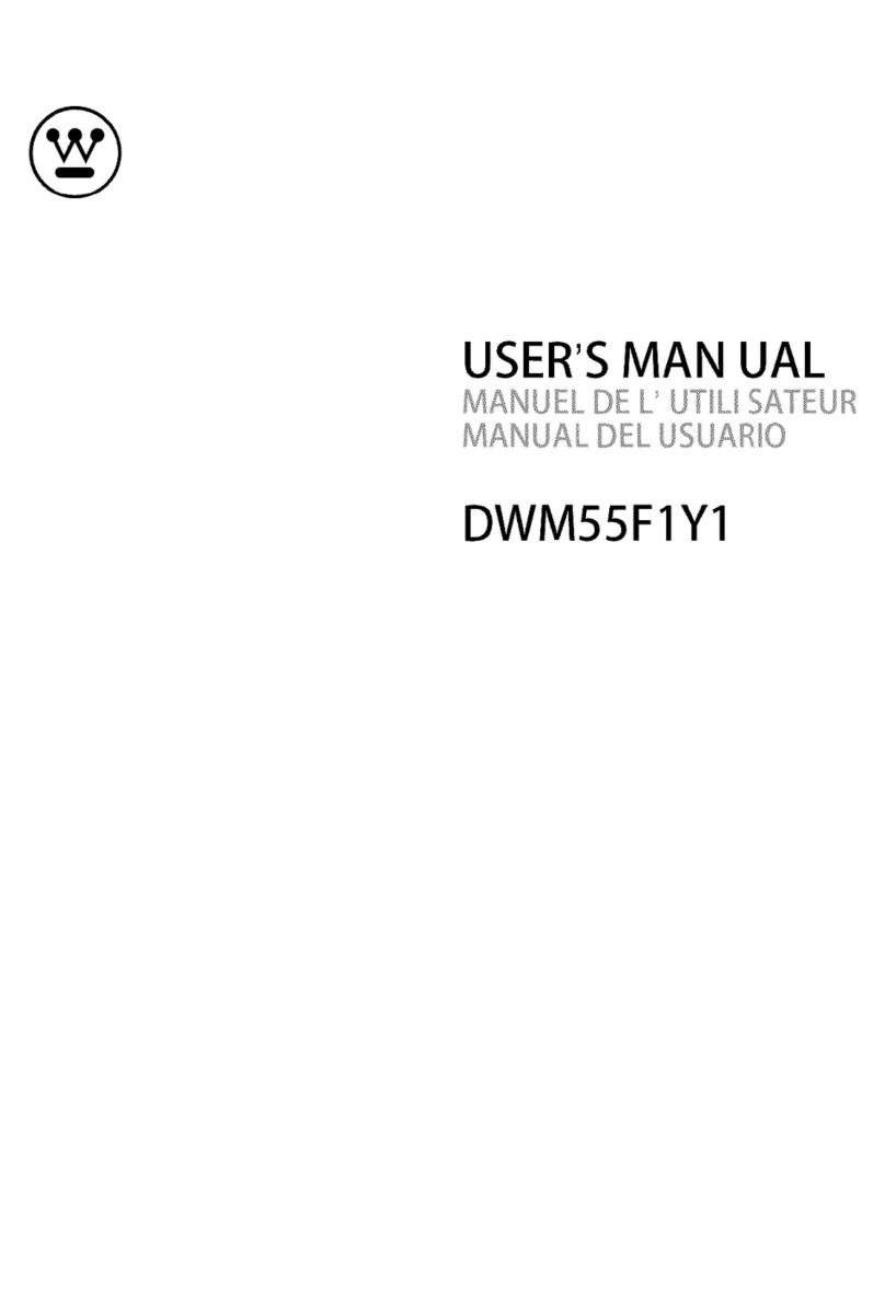 Westinghouse DWM55F1Y1 user manual