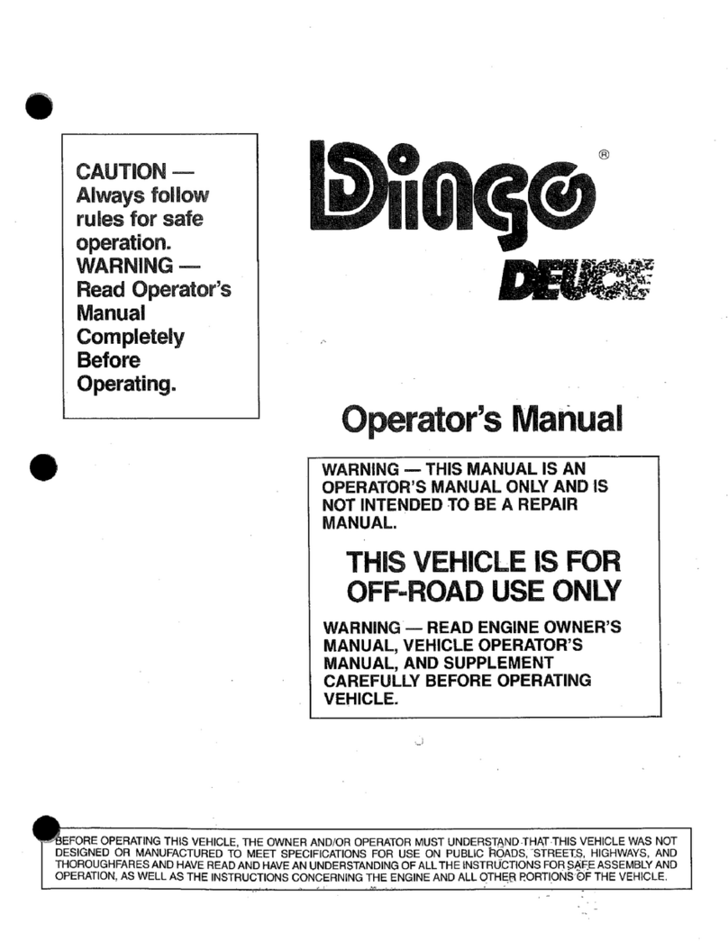 MANCO Dingo Deuce Operator's manual