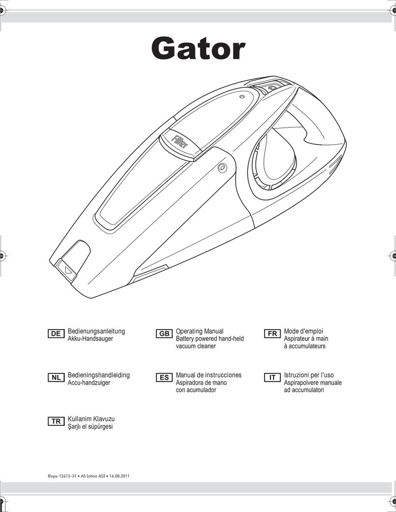 Dirt Devil Gator M137 User manual Dirt Devil Gator M137 User manual